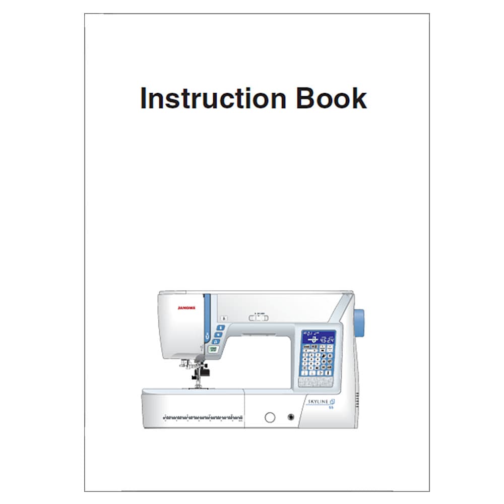 Janome Skyline S5 Instruction Manual image # 120386