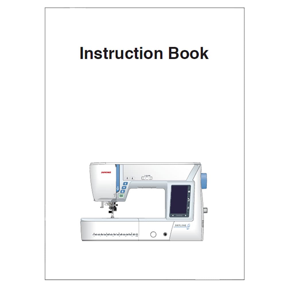 Janome Skyline S7 Instruction Manual image # 120390