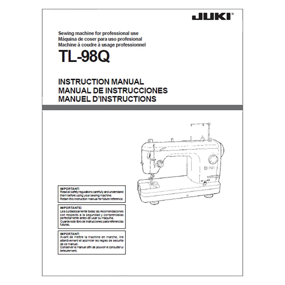 Juki TL-98Q Instruction Manual image # 120618