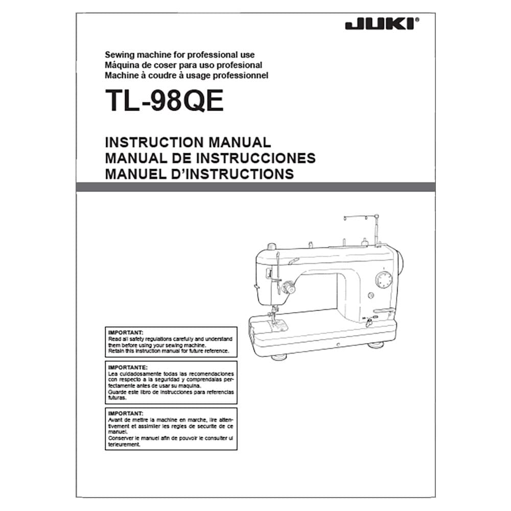 Juki TL-98QE Instruction Manual image # 120673