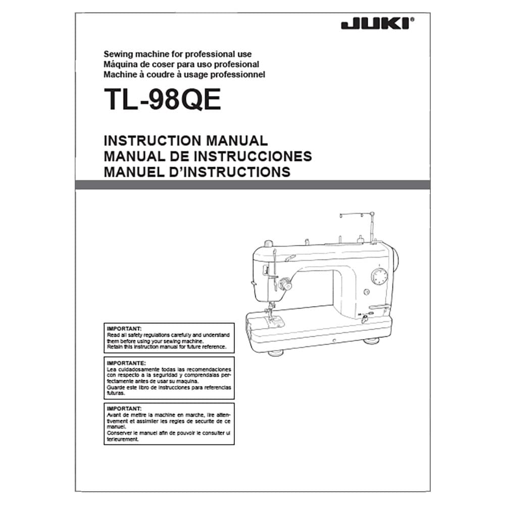 Juki TL-98QE Instruction Manual image # 120673