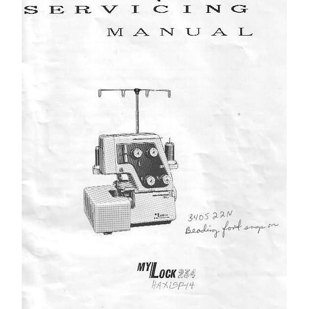 Service Manual, Janome 234 image # 24436