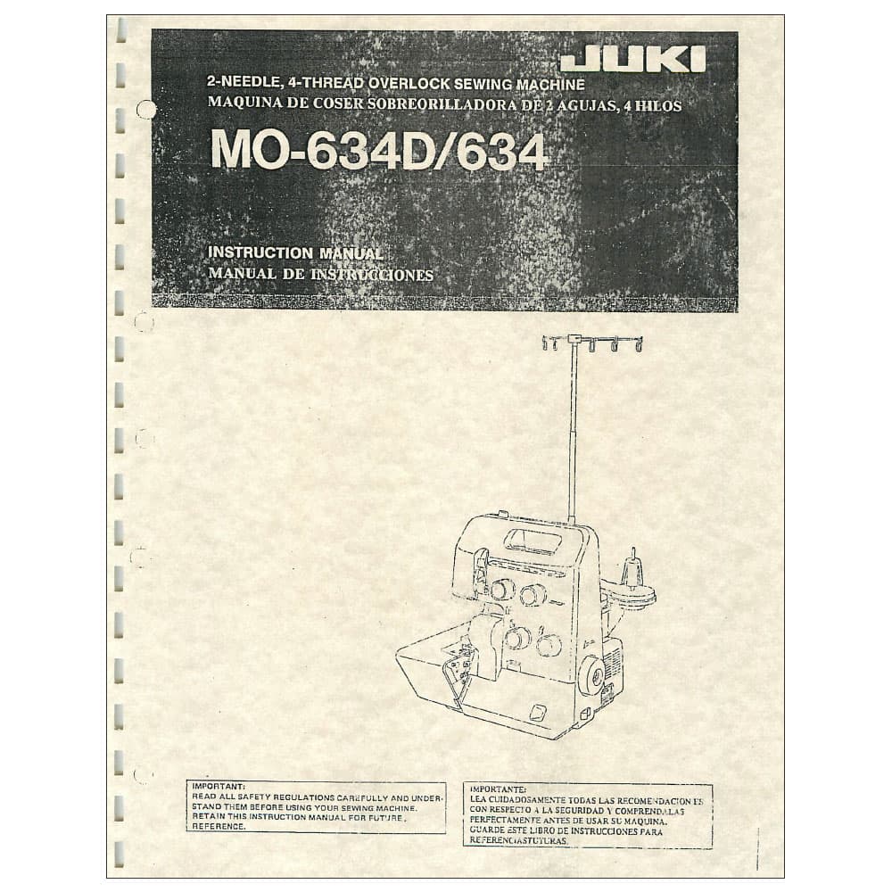 Juki MO-634 Instruction Manual image # 119843