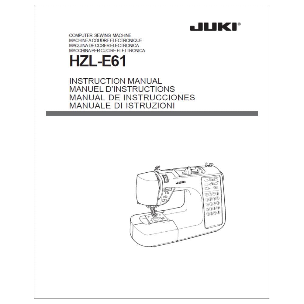 Juki HZL-E61 Instruction Manual image # 119210