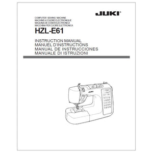 Juki HZL-E61 Instruction Manual image # 119210