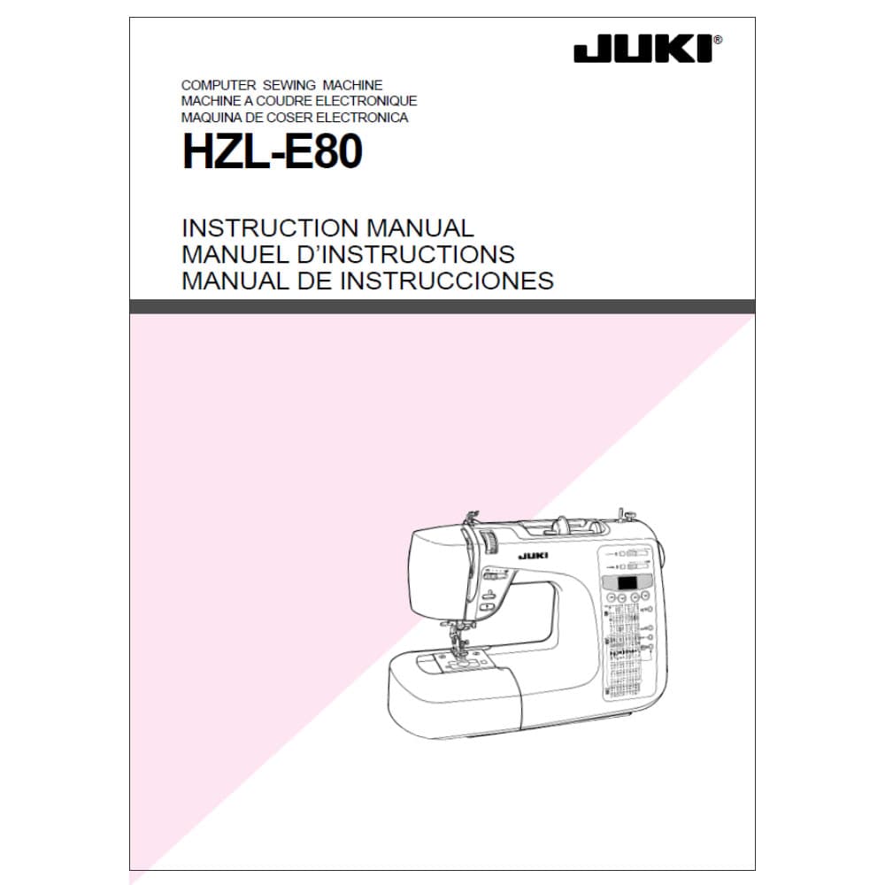 Juki HZL-E80 Instruction Manual image # 119177