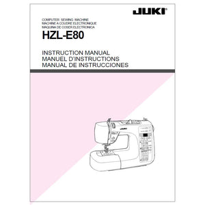 Juki HZL-E80 Instruction Manual image # 119177
