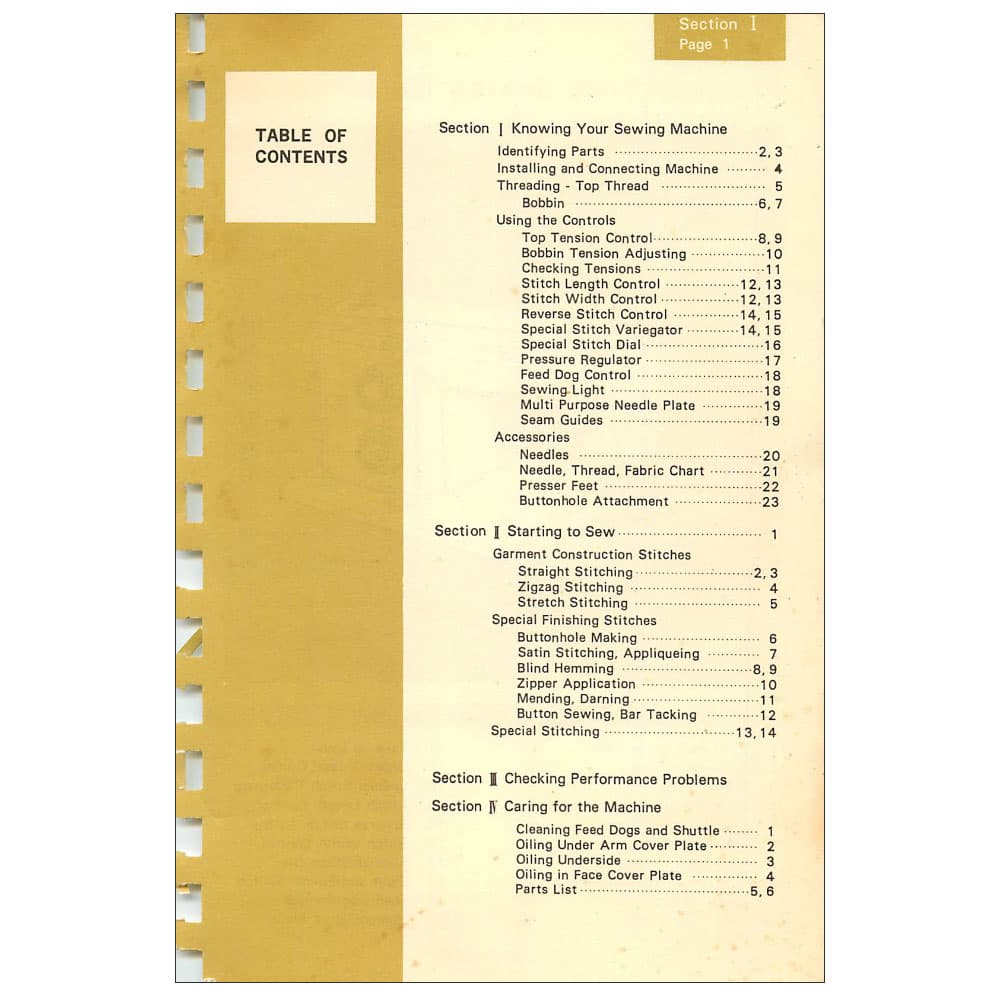 Kenmore 158.1400 Instruction Manual image # 120500
