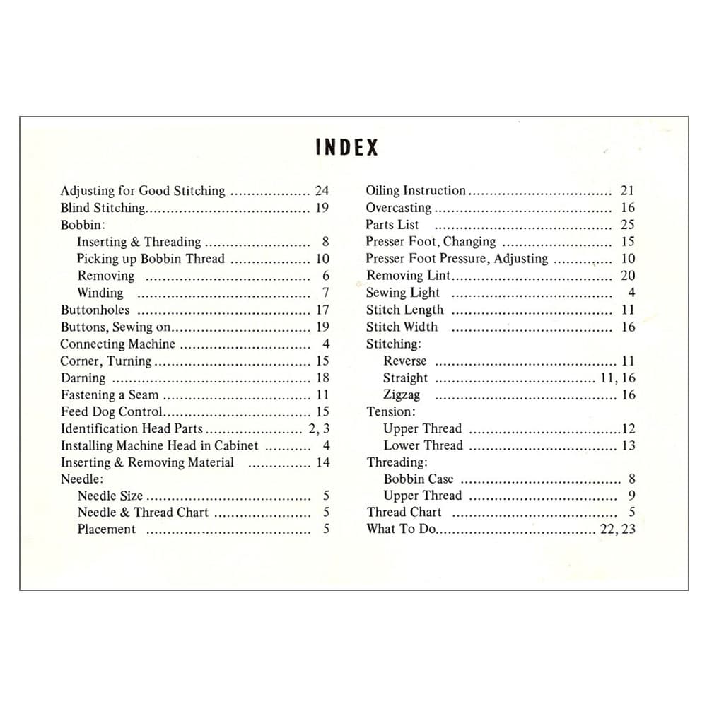 Kenmore 158.1204 Instruction Manual image # 120720
