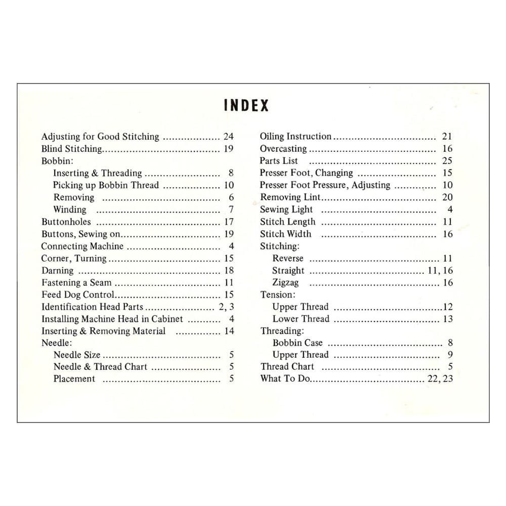 Kenmore 158.1205 Instruction Manual image # 120725