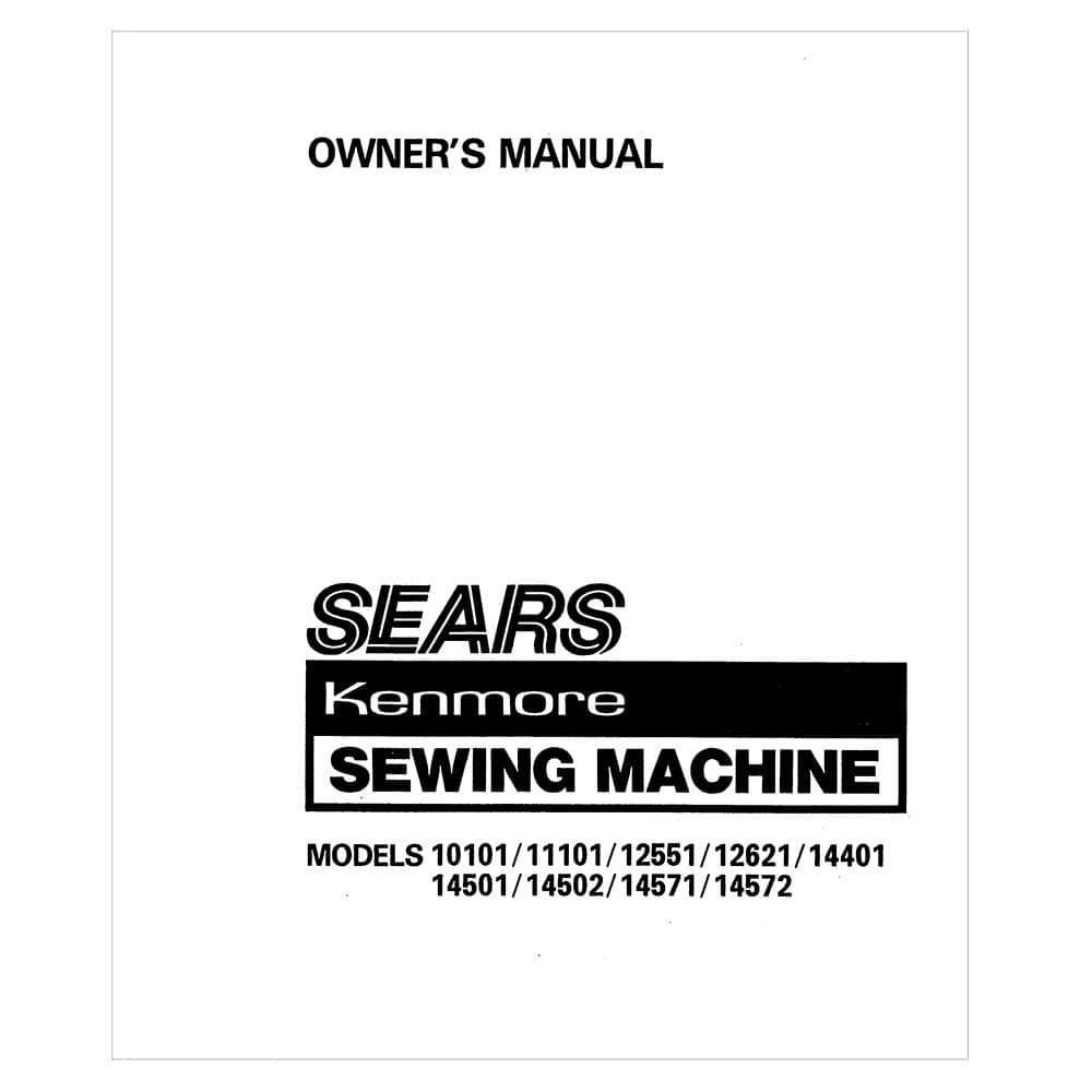 Kenmore 158.1255180 Instruction Manual image # 120740