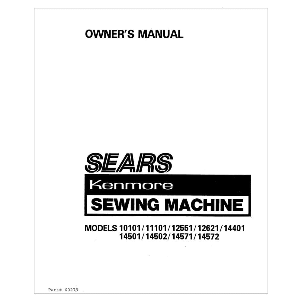 Kenmore 158.1262180 Instruction Manual image # 121437