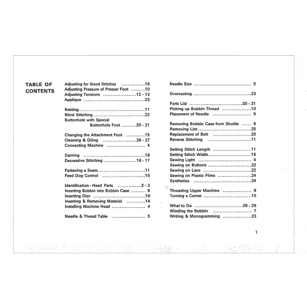 Instruction Manual, Kenmore 158.14 image # 120768