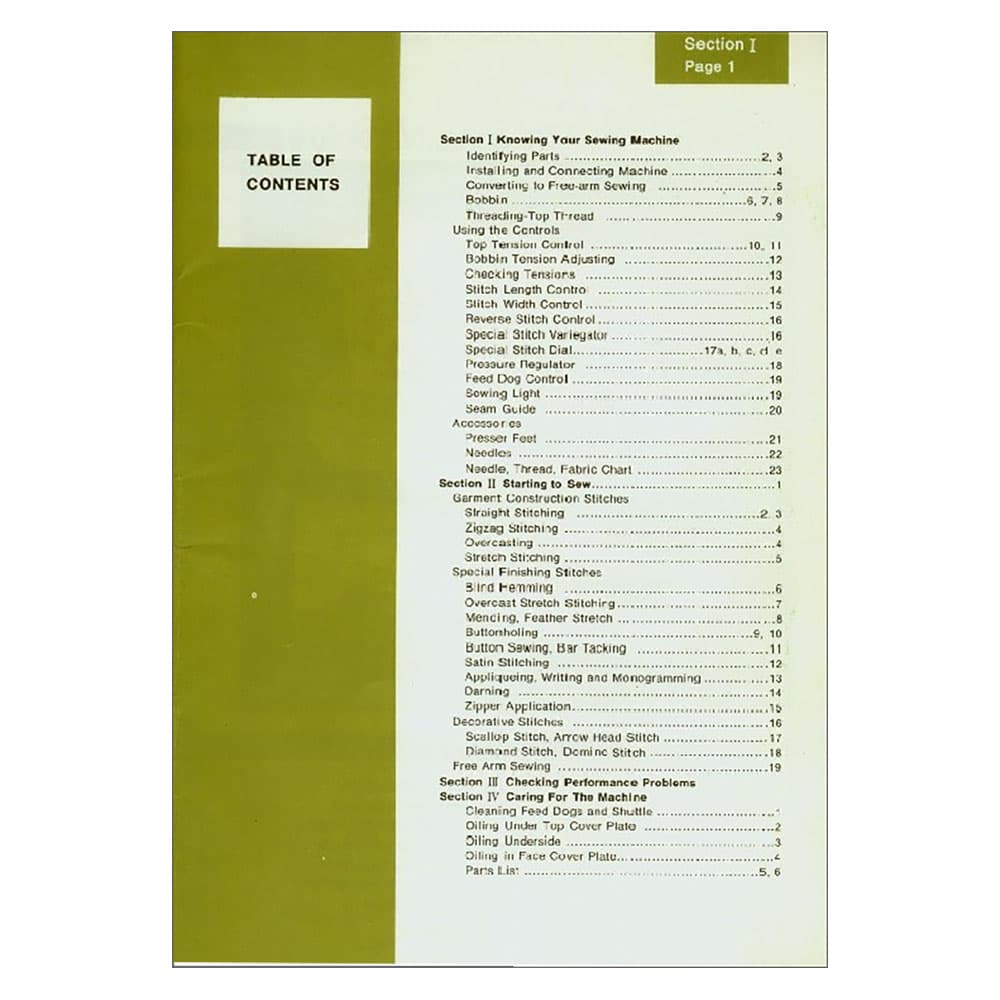 Kenmore 158.1560 Instruction Manual image # 120788