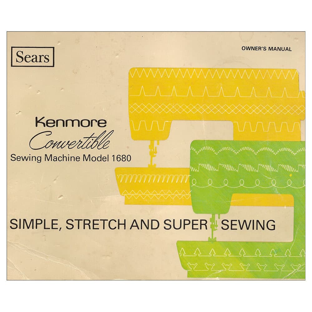 Kenmore 158.1680 Instruction Manual image # 120835