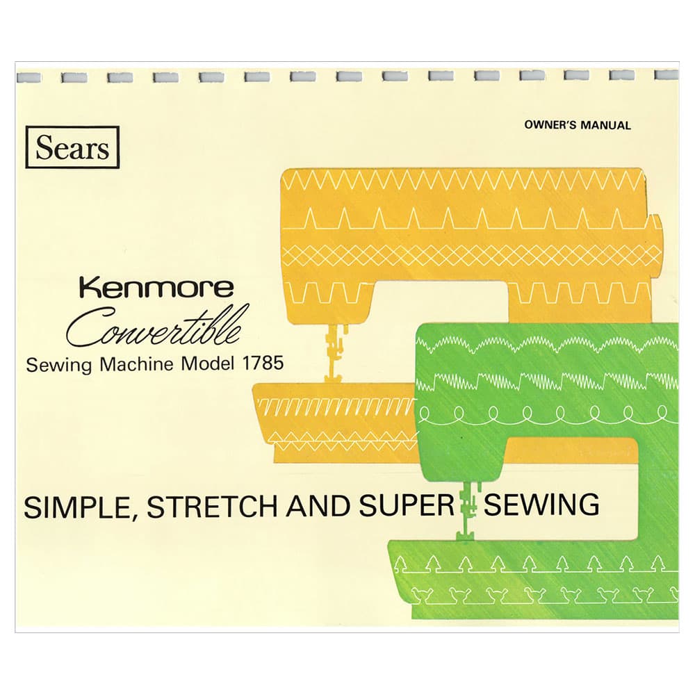 Kenmore 158.17851 Instruction Manual image # 120885