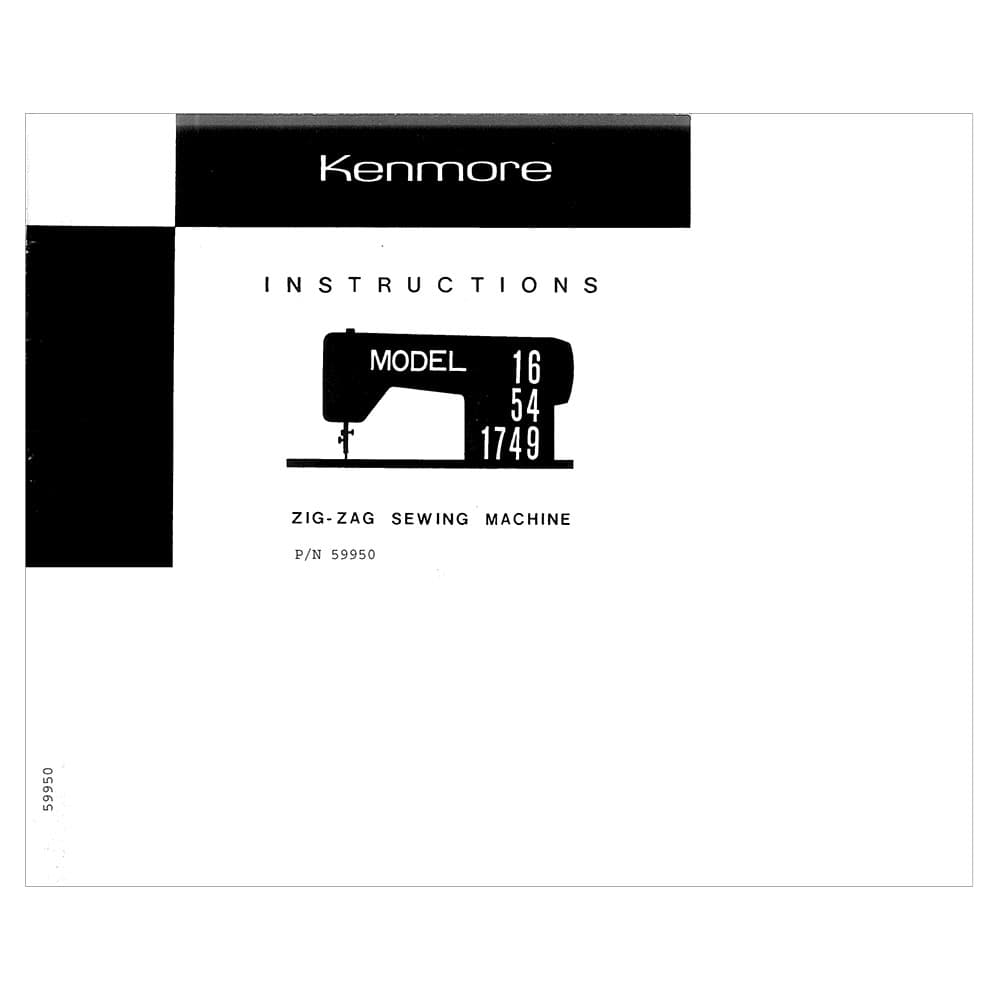 Kenmore 158.541 Instruction Manual image # 120996