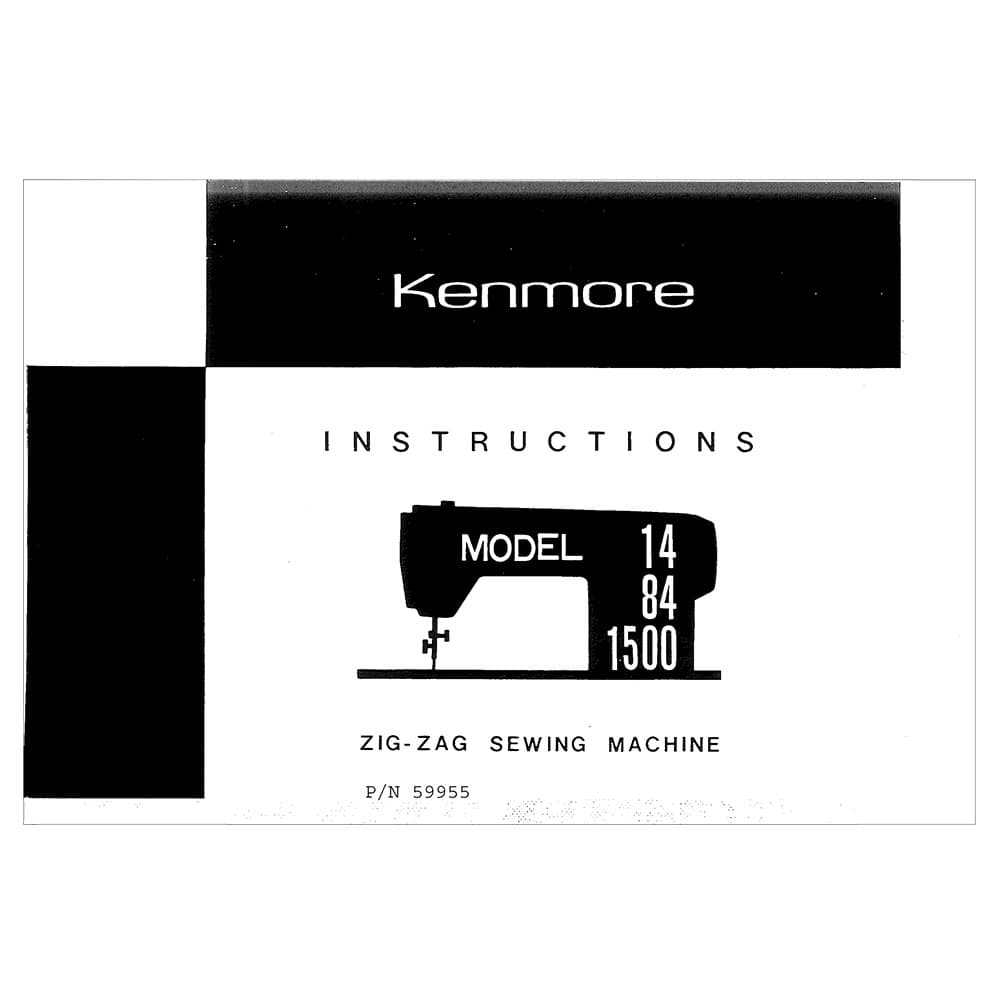 Kenmore 158.84 Models Instruction Manual image # 120999