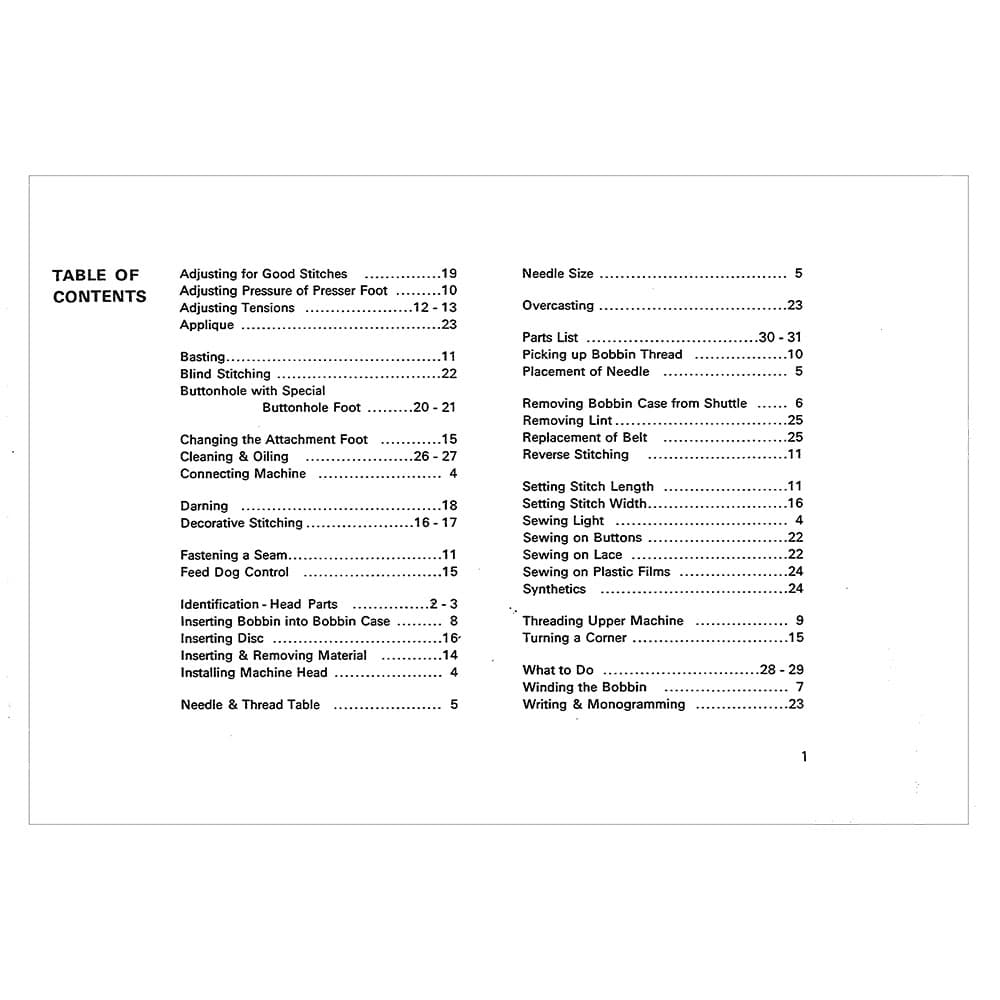 Kenmore 158.84 Models Instruction Manual image # 121000