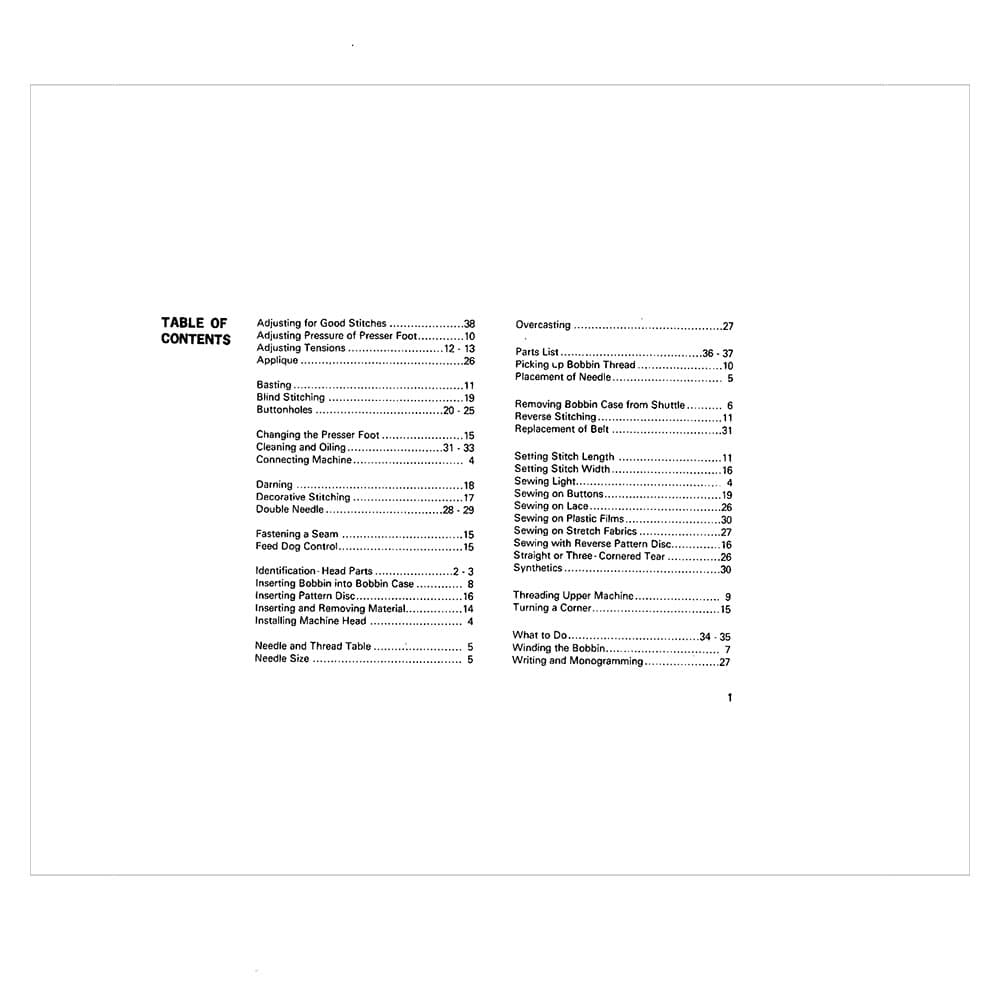 Kenmore 158.950 Instruction Manual image # 121003