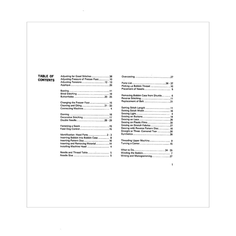 Kenmore 158.960 Instruction Manual image # 121004
