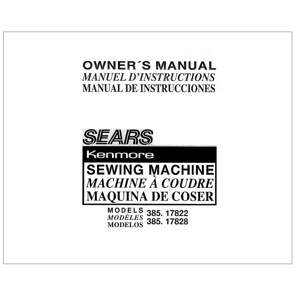 Kenmore 385.17822490 Instruction Manual image # 117089