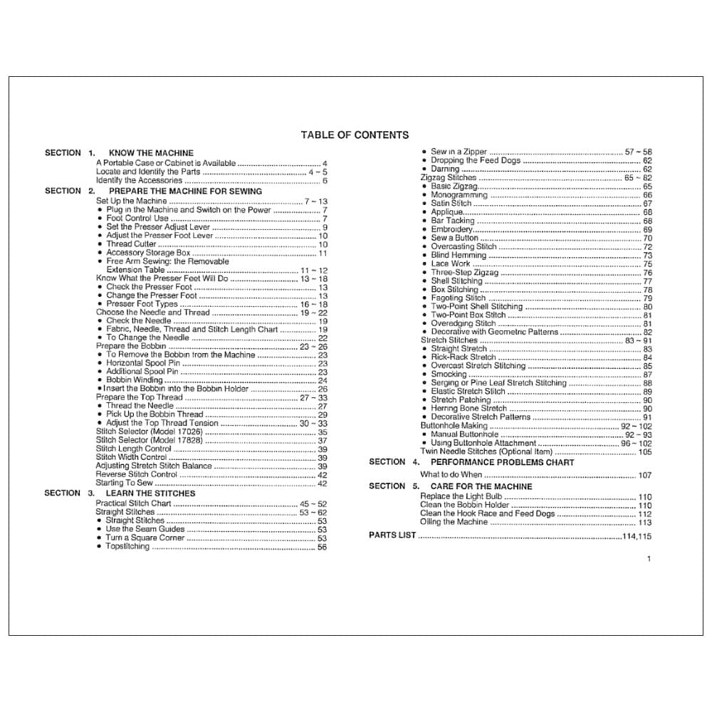 Kenmore 385.17828 Instruction Manual image # 118507