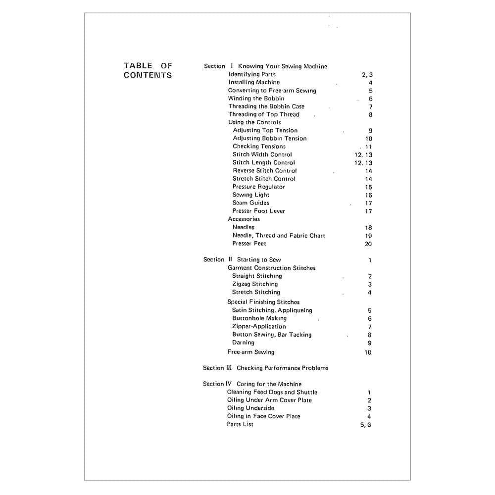 Kenmore 385.12320 Models Instruction Manual image # 121105
