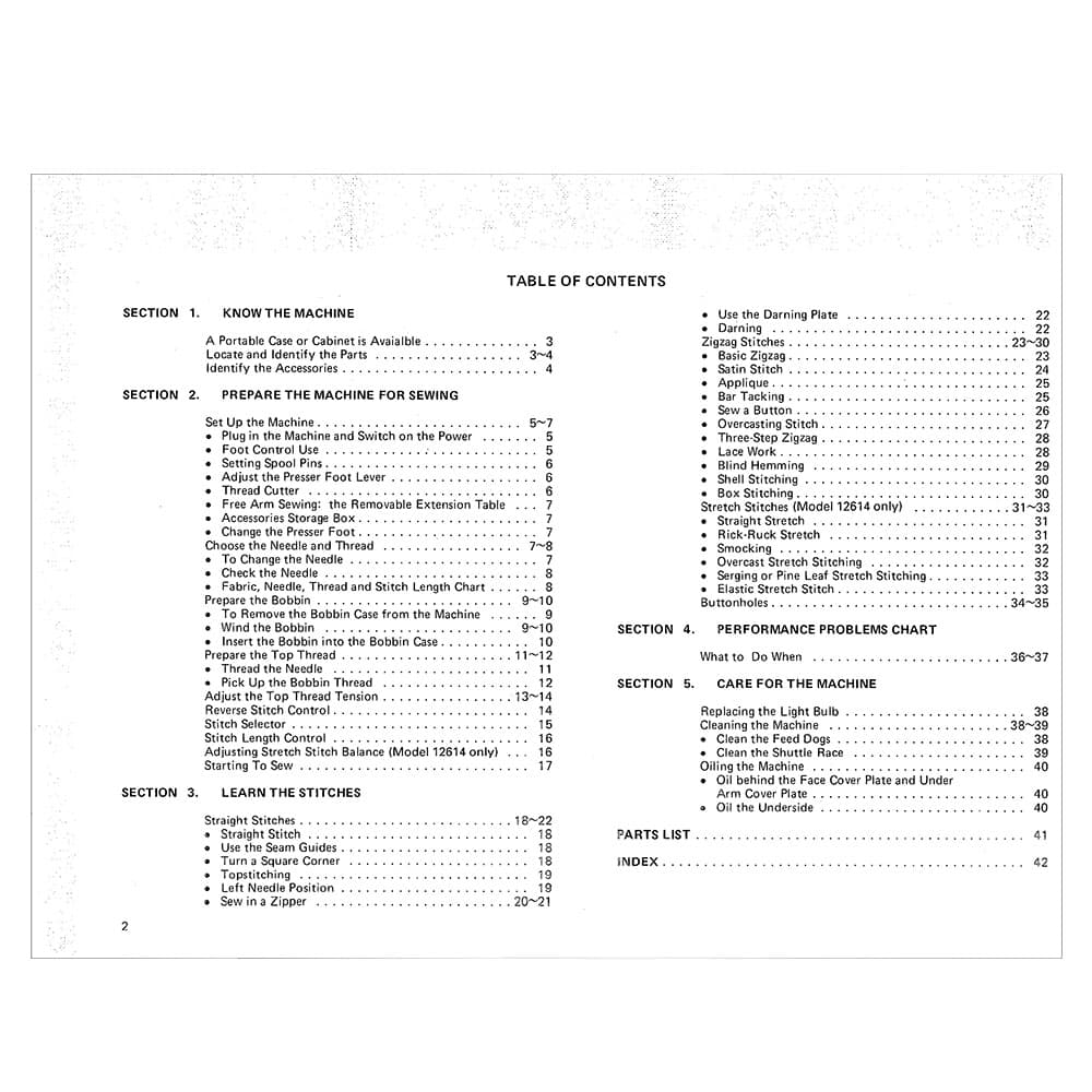 Kenmore 385.12614 Models Instruction Manual image # 121133