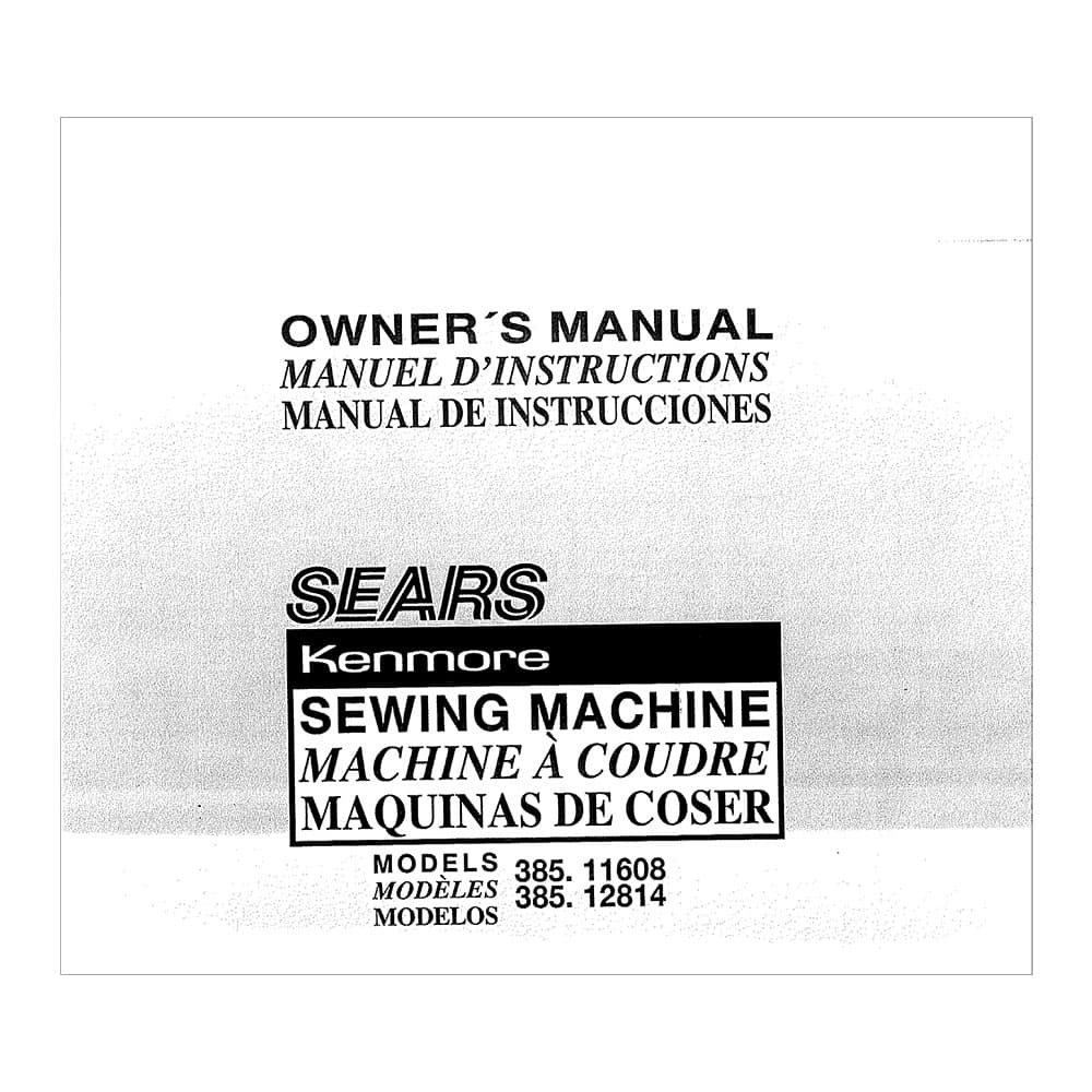 Kenmore 385.12814 Models Instruction Manual image # 121149
