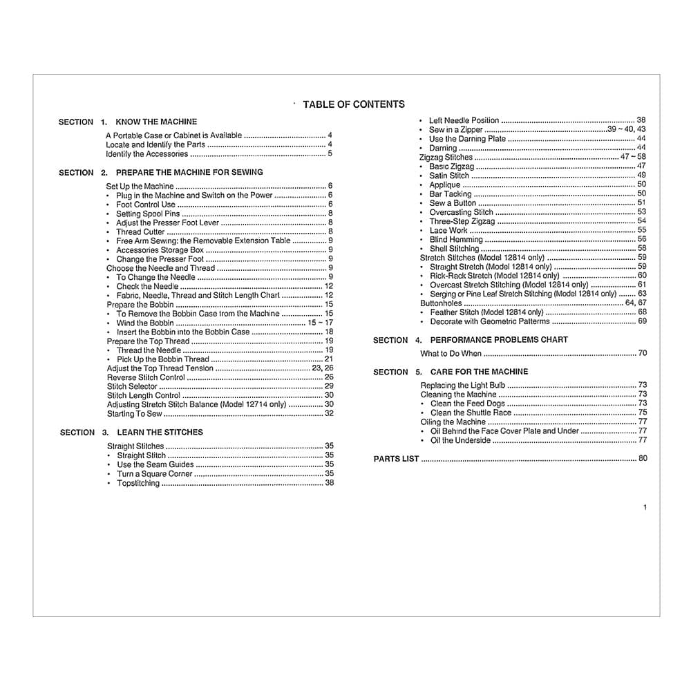 Kenmore 385.12814 Models Instruction Manual image # 121148