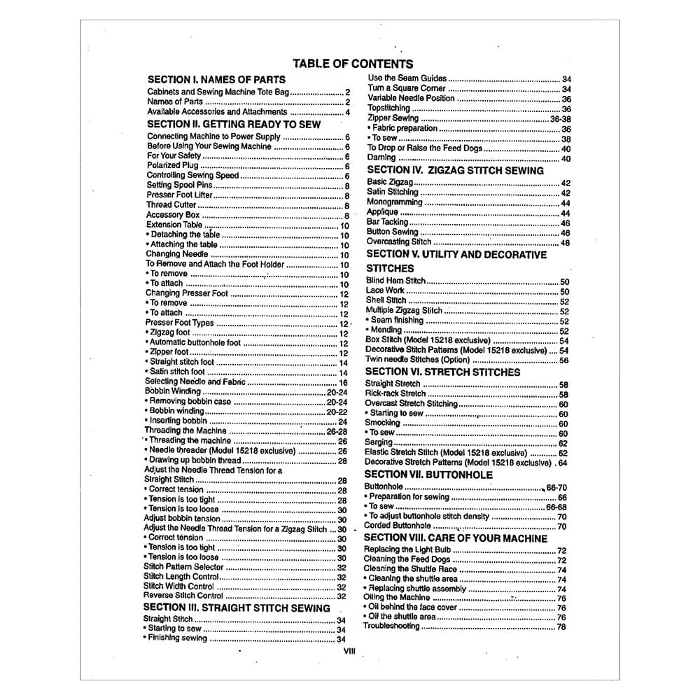 Kenmore 385.15212 Models Instruction Manual image # 121446