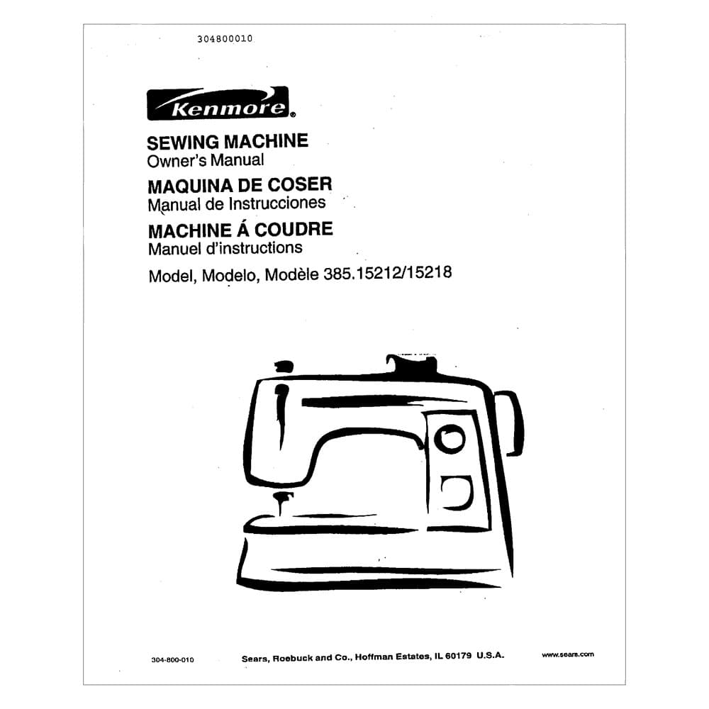 Kenmore 385.15218400 Instruction Manual image # 121167