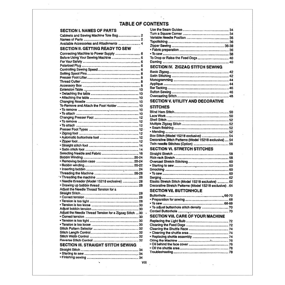 Kenmore 385.15218400 Instruction Manual image # 121168