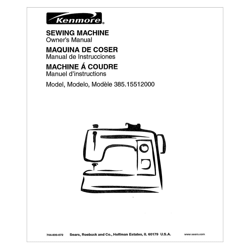 Kenmore 385.15512000 Instruction Manual image # 121175