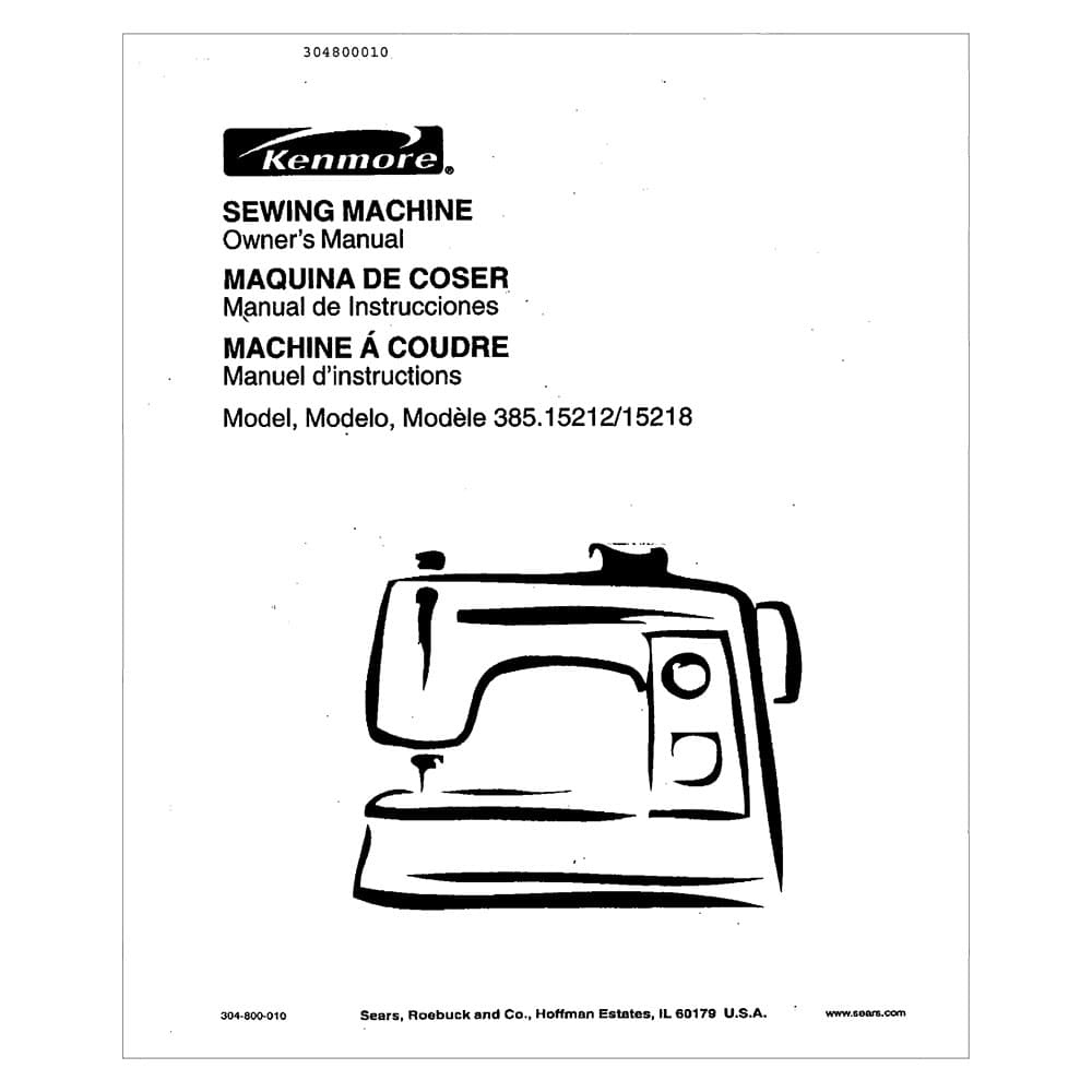 Kenmore 385.15718 Models Instruction Manual image # 121183