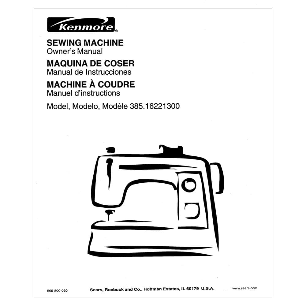 Kenmore 385.16221300 Models Instruction Manual image # 121194