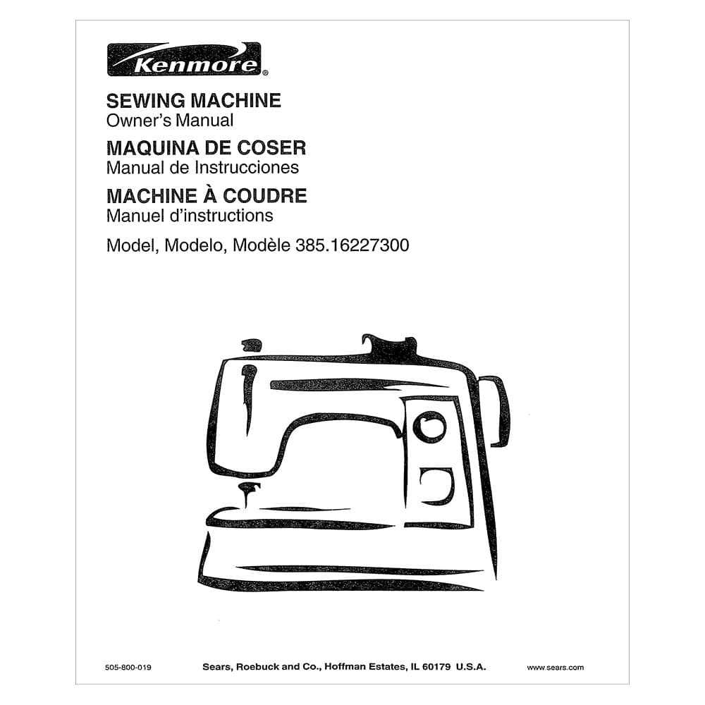 Kenmore 385.16227300 Instruction Manual image # 121203