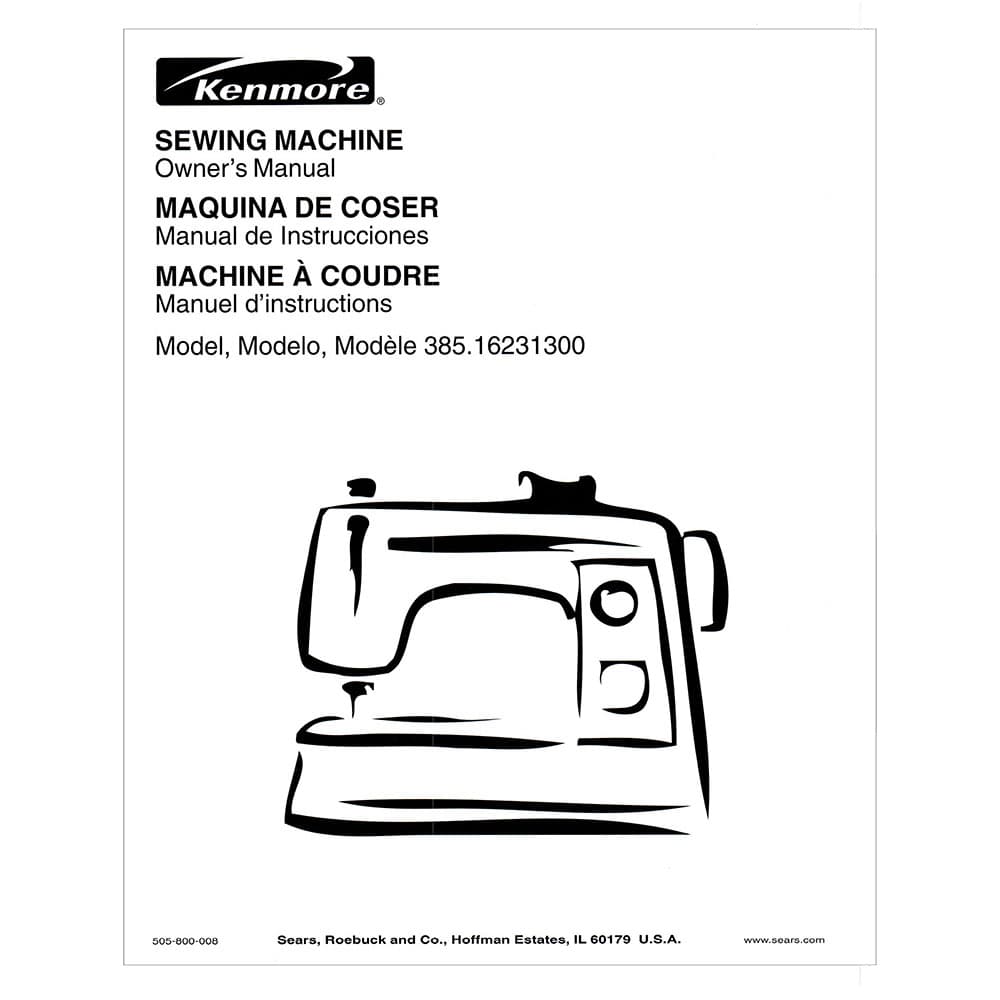 Kenmore 385.16231300 Models Instruction Manual image # 121205