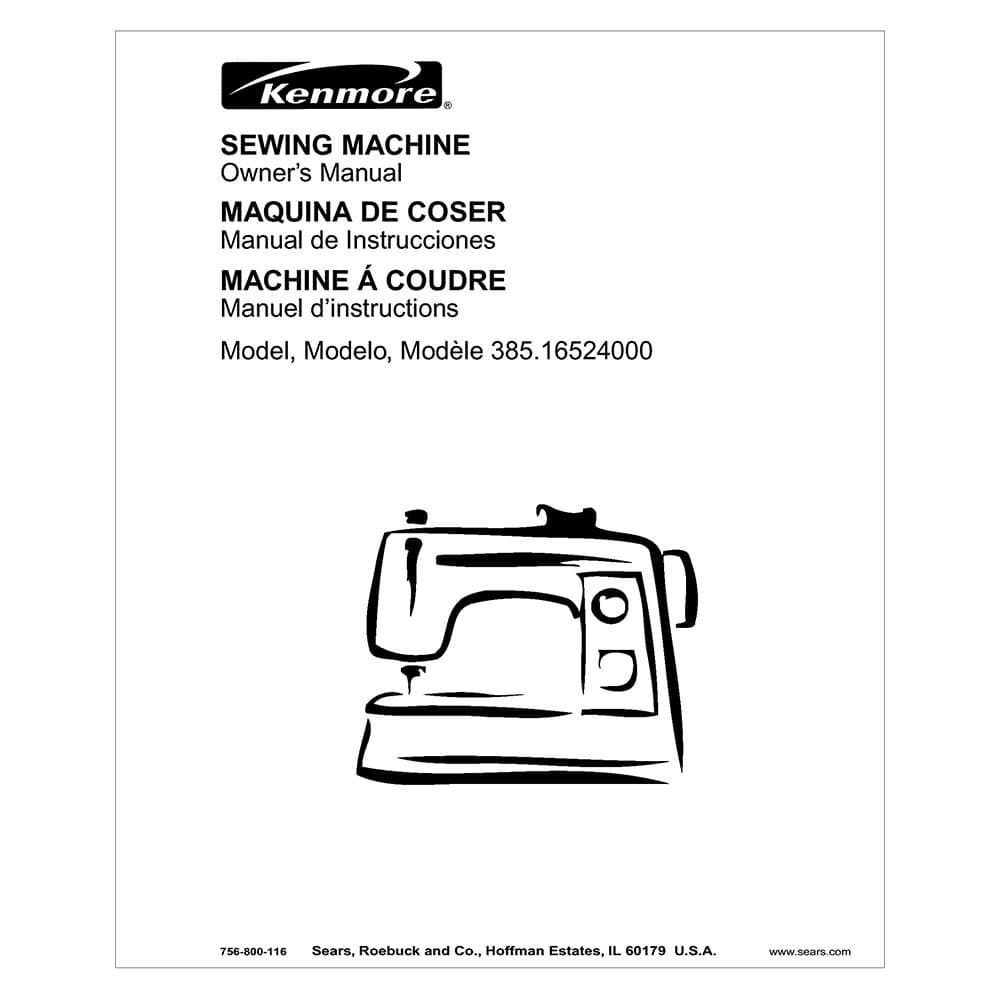 Kenmore 385.16524000 Instruction Manual image # 121210