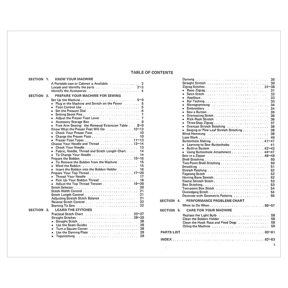 Kenmore 385.17724 Models Instruction Manual image # 121260