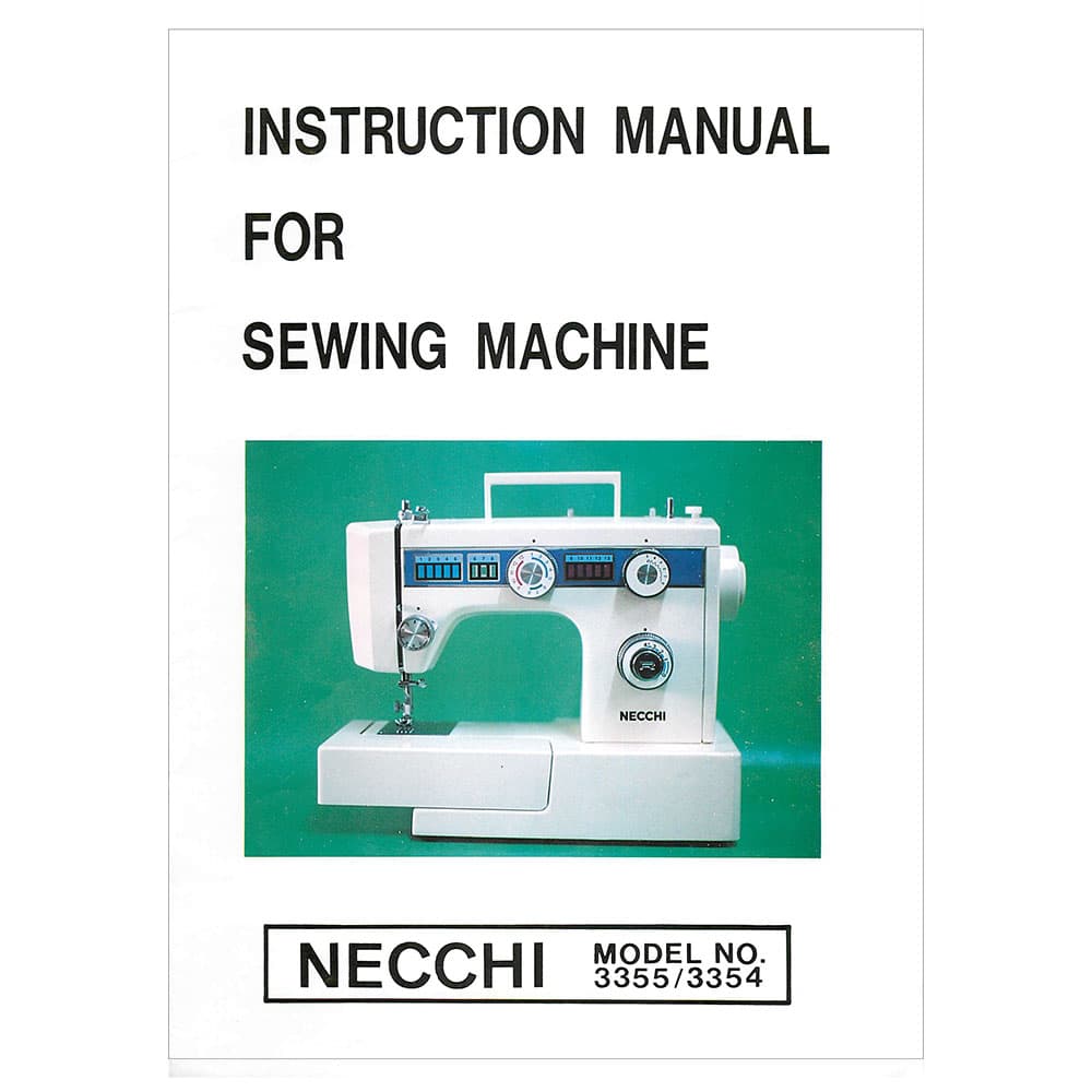 Necchi 3354 Instruction Manual image # 121487