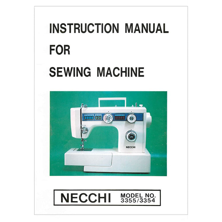 Necchi 3355 Instruction Manual image # 121489