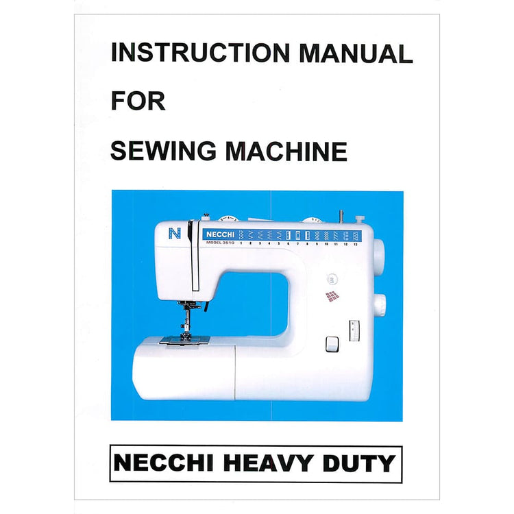 Necchi 3610 Instruction Manual image # 121494