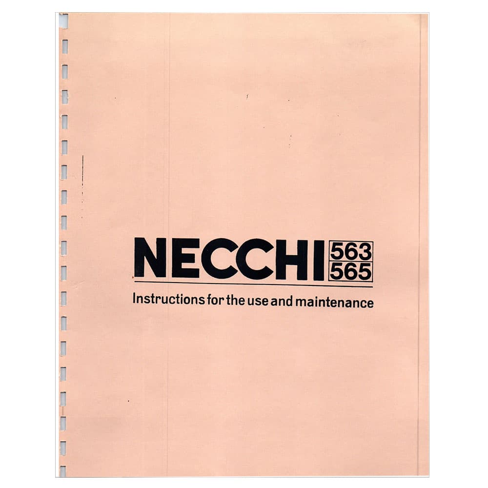 Necchi 563 Instruction Manual image # 121476