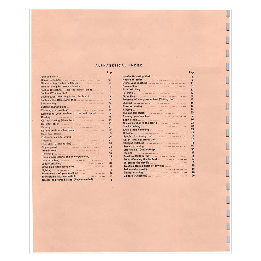 Necchi 565 Instruction Manual image # 121477