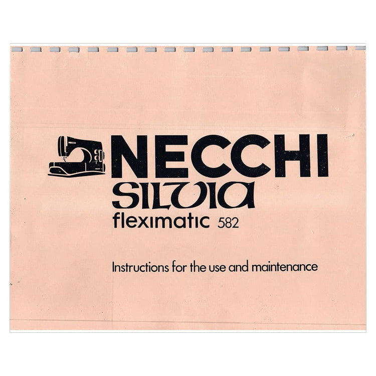 Necchi 582 Instruction Manual image # 122144