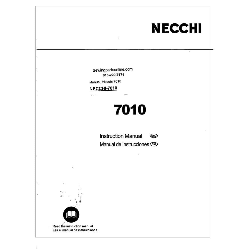 Necchi 7010 Instruction Manual image # 122173