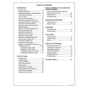 Necchi S34 Serger Instruction Manual image # 121449