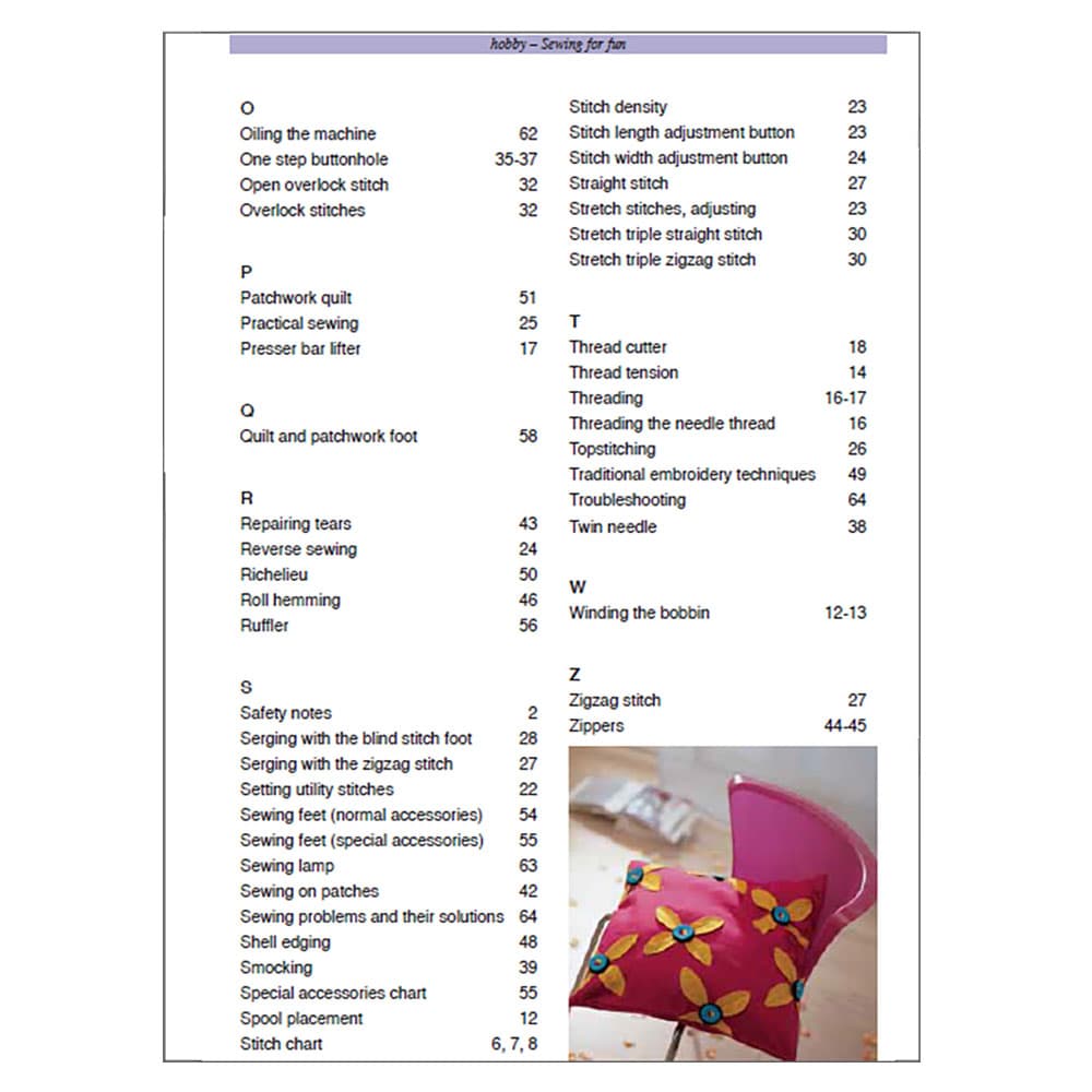 Pfaff Hobby 1042 Instruction Manual image # 122304